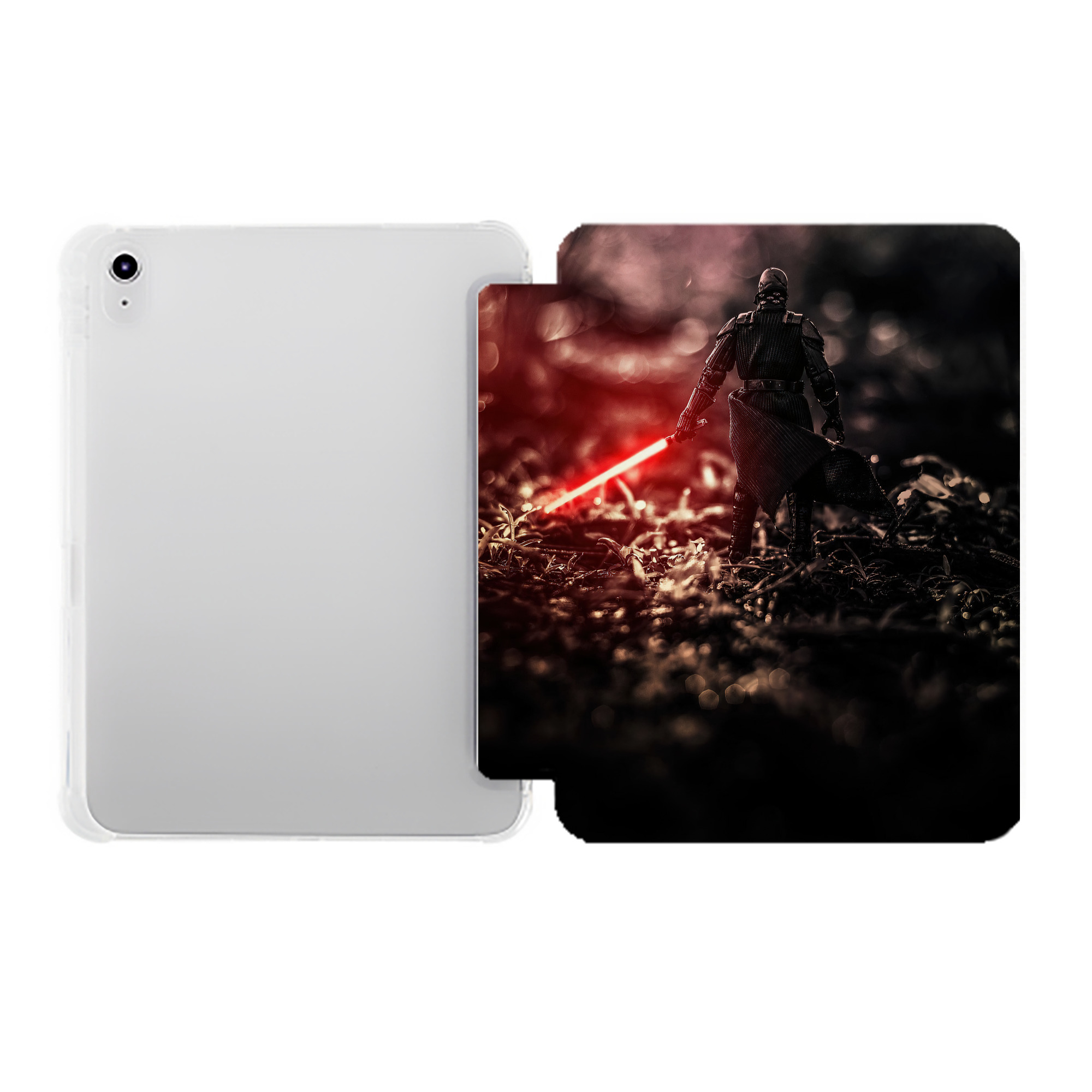 （画像用） スター・ウォーズ Star Wars IPad ケース ペン収納付き 三つ折りスタンド PUレザー×シリコン 対応機種9.5/10.5/10.9インチ